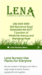 Mobile Screenshot of lenanursery.com.au